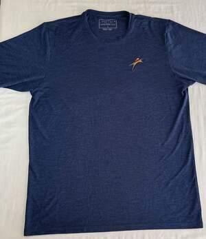 Anetik mens T-Shirt Size L Blue Ultralight Outdoor UPF 30+